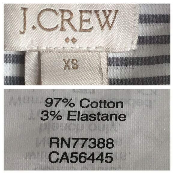 J. CREW 1/2 BUTTON FRONT POP OVER TUNIC - Picture 8 of 8